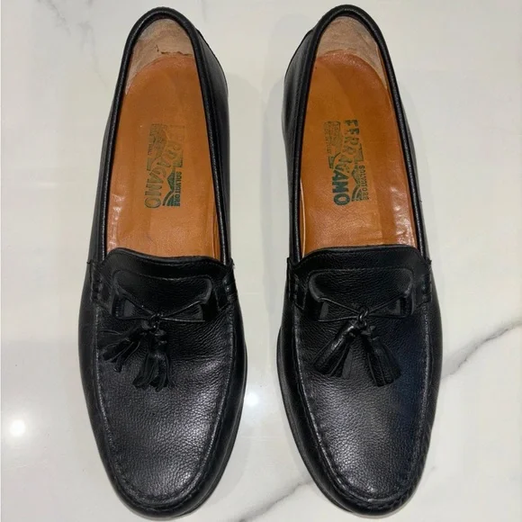 Ferragamo Men’s Loafers with Tassel size 10D